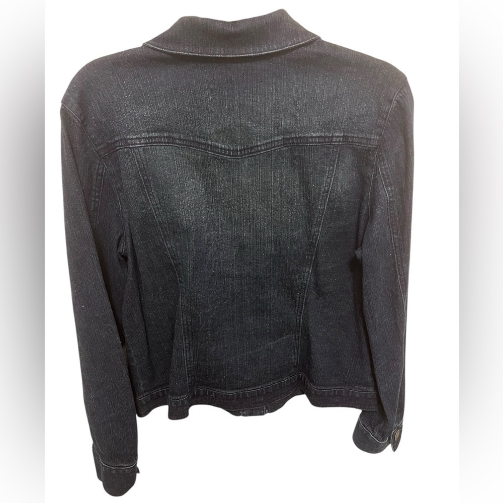 GIATNO studded denim jacket. EUC. - Picture 3 of 5